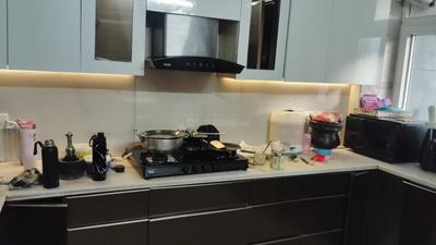 Kitchen Image of 1800 Sq.ft 3 BHK Builder Floor for sale in Raja Garden New Delhi for Rs. 32500000