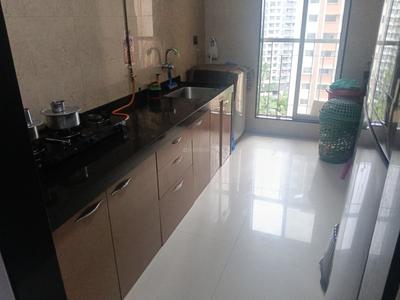 Kitchen Image of 999 Sq.ft 2 BHK Apartment / Flat for sale in Kaustubh Platinum, Borivali East Mumbai for Rs. 18500000