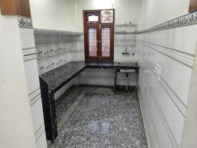 Kitchen Image of 1000 Sq.ft 2 BHK Builder Floor for rent in Deenpur New Delhi for Rs. 14000