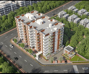 Image of 900 Sq.ft 3 BHK Apartment / Flat for sale in Ekdant Skyline, Waghodia Road, Vadodara for Rs. 4451000