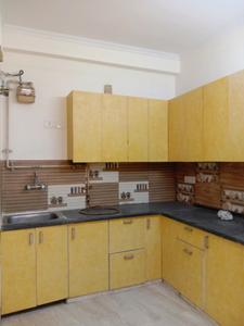 Kitchen Image of 1125 Sq.ft 3 BHK Builder Floor for rent in ATFL JVTS Gardens, Chhattarpur New Delhi for Rs. 25000