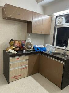 Kitchen Image of 650 Sq.ft 2 BHK Apartment / Flat for rent in Veena Serene Residential, Chembur Mumbai for Rs. 65000