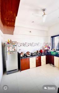 Kitchen Image of 895 Sq.ft 2 BHK Apartment / Flat for rent in Memnagar Ahmedabad for Rs. 35000