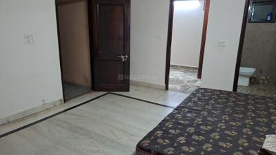 Bedroom Image of 480 Sq.ft 1 BHK Independent House for rent in Chhattarpur New Delhi for Rs. 15000