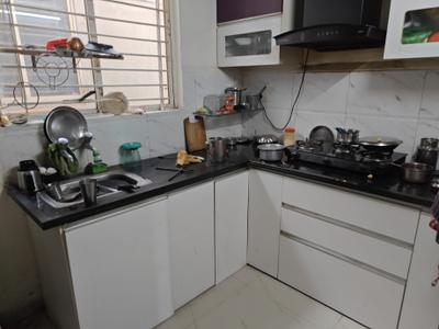 Kitchen Image of 800 Sq.ft 2 BHK Apartment / Flat for sale in Earthshastra Nariman Point, Mahalakshmi Nagar Indore for Rs. 3800000