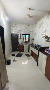 Kitchen Image of 950 Sq.ft 1.5 BHK Apartment / Flat for rent in Prahlad Nagar Ahmedabad for Rs. 25000