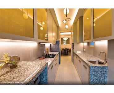 Kitchen Image of 2251 Sq.ft 4 BHK Apartment / Flat for sale in Raymond The Address By GS, Thane West Thane for Rs. 36200000