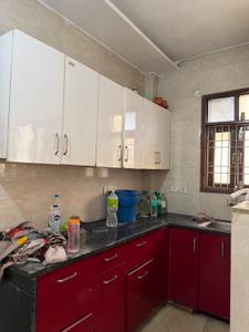 Kitchen Image of 650 Sq.ft 2 BHK Builder Floor for rent in Sector 3 Rohini New Delhi for Rs. 18000