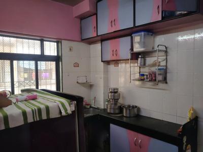Kitchen Image of 350 Sq.ft 1 BHK Apartment / Flat for sale in Bhandup West Mumbai for Rs. 6800000