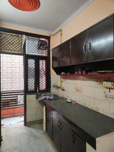Kitchen Image of 500 Sq.ft 1 BHK Builder Floor for rent in Uttam Nagar New Delhi for Rs. 14001