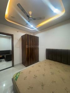 Bedroom Image of 500 Sq.ft 1 BHK Builder Floor for rent in Vijay Nagar Indore for Rs. 18000