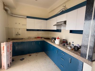 Kitchen Image of 1500 Sq.ft 3 BHK Apartment / Flat for rent in Rohit Grand, Guramba Lucknow for Rs. 21000
