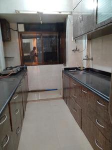 Kitchen Image of 1000 Sq.ft 2 BHK Apartment / Flat for rent in Gayatri Darshan, Kandivali East Mumbai for Rs. 55000