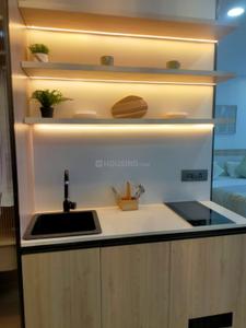 Kitchen Image of 400 Sq.ft 1 RK Studio for sale in Starwing Trilive Moral Tower B, Andheri East Mumbai for Rs. 7000000