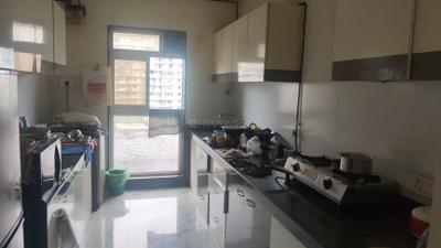 Kitchen Image of 1200 Sq.ft 3 BHK Apartment / Flat for rent in Raheja Ridgewood, Goregaon East Mumbai for Rs. 130000