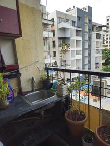 Balcony Image of 680 Sq.ft 1 BHK Apartment / Flat for rent in Pimple Gurav Pune for Rs. 25000