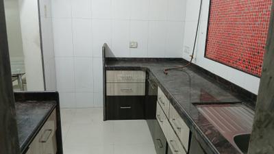 Kitchen Image of 900 Sq.ft 2 BHK Apartment / Flat for sale in Srishti Mayuresh Srishti, Bhandup West Mumbai for Rs. 15800000