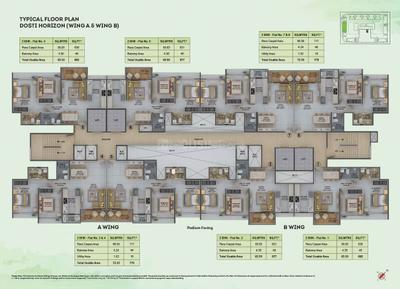 Image of 884 Sq.ft 2 BHK Apartment / Flat for sale in Dosti Greenscapes, Hadapsar, Pune for Rs. 11000000