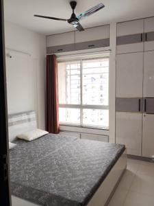Bedroom Image of 800 Sq.ft 2 BHK Apartment / Flat for rent in Nyati Elan, Wagholi Pune for Rs. 25000