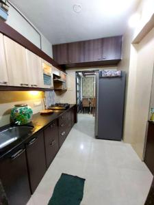 Kitchen Image of 533 Sq.ft 1 BHK Apartment / Flat for rent in Kasarvadavali Thane for Rs. 20000