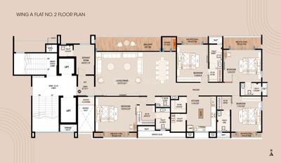 Image of 3397 Sq.ft 4.5 BHK Apartment / Flat for sale in Sadguru Nagar, Nashik for Rs. 30233300