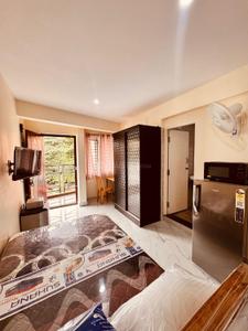 Hall Image of 400 Sq.ft 1 RK Apartment / Flat for rent in Domlur Layout Bengaluru for Rs. 25500