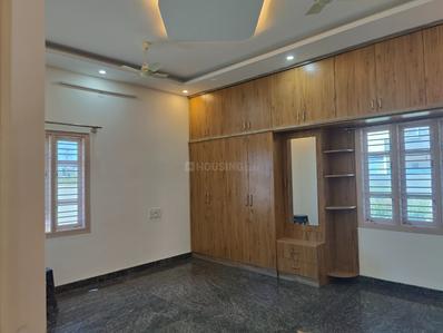 Bedroom Image of 1350 Sq.ft 2.5 BHK Builder Floor for rent in Sahakara Nagar Bengaluru for Rs. 40000