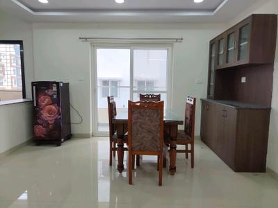 Dining Area Image of 1980 Sq.ft 3 BHK Apartment / Flat for rent in Kondapur Hyderabad for Rs. 50000