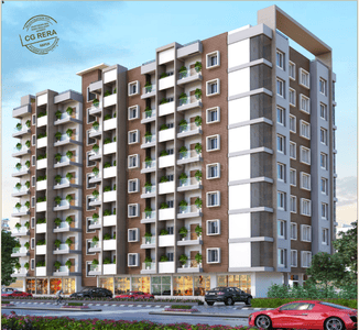 Image of 1317 Sq.ft 3 BHK Apartment / Flat for sale in Daldal Seoni, Raipur for Rs. 4609500
