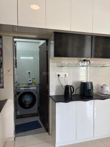 Kitchen Image of 1500 Sq.ft 3 BHK Apartment / Flat for sale in Shreeji Darshanam Crest, Tarsali Vadodara for Rs. 5200000
