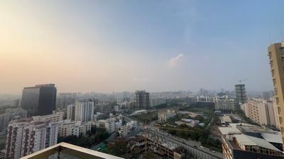 Balcony Image of 1000 Sq.ft 3 BHK Apartment / Flat for rent in VJ Yashwin Supernova, Wakad Pune for Rs. 41000