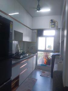Kitchen Image of 550 Sq.ft 1 BHK Apartment / Flat for sale in Kandivali West Mumbai for Rs. 12000000