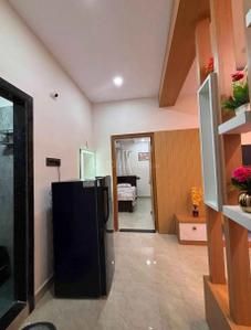 Hall Image of 720 Sq.ft 1 BHK Apartment / Flat for rent in Ramky Towers, Gachibowli Hyderabad for Rs. 13000