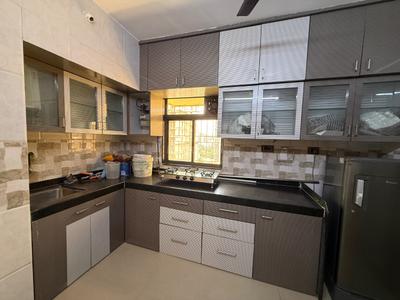 Kitchen Image of 950 Sq.ft 2 BHK Apartment / Flat for rent in Hiranandani Estate, Hiranandani Estate Thane for Rs. 42000