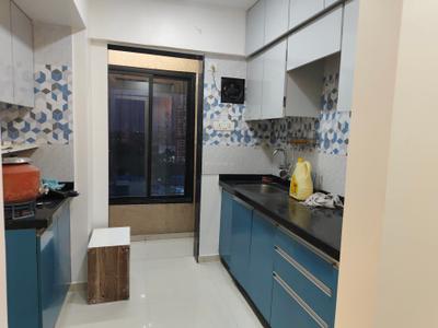 Kitchen Image of 800 Sq.ft 2 BHK Apartment / Flat for rent in Raunak City, Kalyan West Kalyan for Rs. 23000