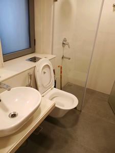 Common Bathroom Image of 1141 Sq.ft 2 BHK Apartment / Flat for rent in Neelam Solstice, Ramabai Ambedkar Nagar Mumbai for Rs. 69000