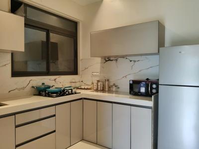 Kitchen Image of 950 Sq.ft 2 BHK Apartment / Flat for sale in DSS Mahavir Spring, Thane West Thane for Rs. 18000000