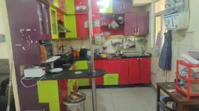 Kitchen Image of 1275 Sq.ft 2 BHK Apartment / Flat for rent in Gaurs Gaur Global Village, Crossings Republik Ghaziabad for Rs. 18000