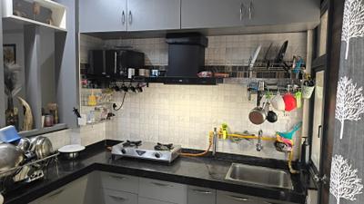 Kitchen Image of 5922 Sq.ft 3 BHK Apartment / Flat for sale in Sushrut Saujanya Apartments, Amraiwadi Ahmedabad for Rs. 5550000