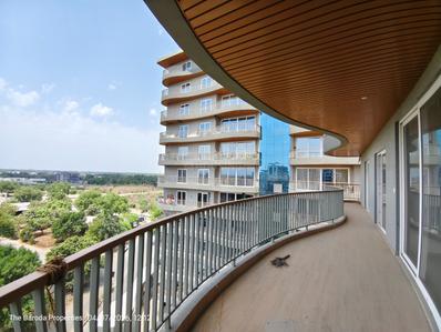 Balcony Image of 1800 Sq.ft 3 BHK Apartment / Flat for sale in New Gotri Vadodara for Rs. 12500000