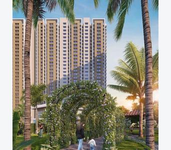 Image of 580 Sq.ft 1 BHK Apartment / Flat for sale in Palm Vista A1 &amp; A2, Shilphata, Thane for Rs. 4100000