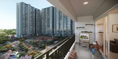 Balcony Image of 1907 Sq.ft 3 BHK Apartment / Flat for sale in Godrej Nurture Phase 1, Sector 150 Noida for Rs. 24000000