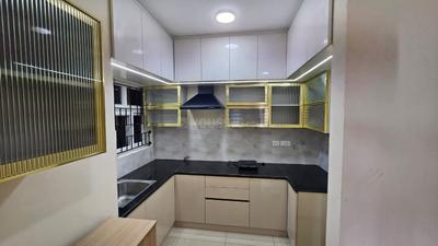 Kitchen Image of 520 Sq.ft 2 BHK Apartment / Flat for rent in VBHC Haven of Joy, Kambipura Bengaluru for Rs. 24000