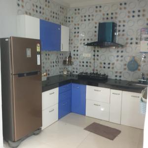 Kitchen Image of 1200 Sq.ft 2 BHK Apartment / Flat for rent in Tarabai Park Kolhapur for Rs. 22000