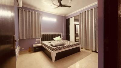 Bedroom Image of 1800 Sq.ft 3.5 BHK Apartment / Flat for rent in Arsha Sumangalam, Vrindavan Yojana Lucknow for Rs. 45000
