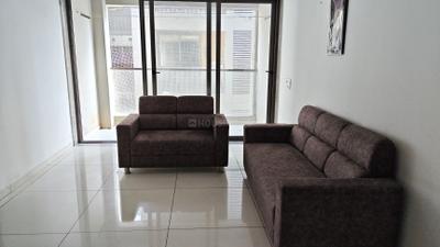 Living Room Image of 1000 Sq.ft 3 BHK Apartment / Flat for rent in Samved Green Valley, Sargasan Gandhinagar for Rs. 30000