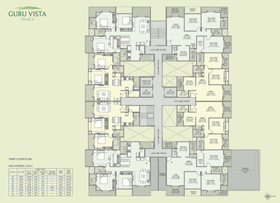 Image of 950 Sq.ft 2 BHK Apartment / Flat for sale in Guruvista Phase II, Kharadi, Pune for Rs. 15000000