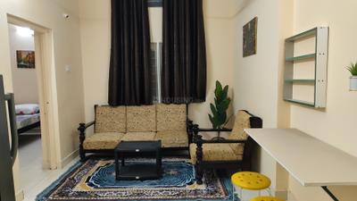 Living Room Image of 480 Sq.ft 1 BHK Apartment / Flat for rent in Begumpet Hyderabad for Rs. 22000