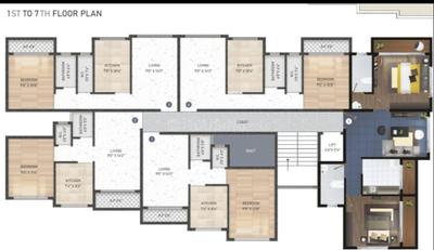Image of 640 Sq.ft 1 BHK Apartment / Flat for sale in Yavhi Altamount, Ambernath West, Ambernath for Rs. 2650000