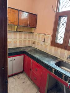 Kitchen Image of 720 Sq.ft 1 BHK Builder Floor for rent in Vaishali Ghaziabad for Rs. 17000